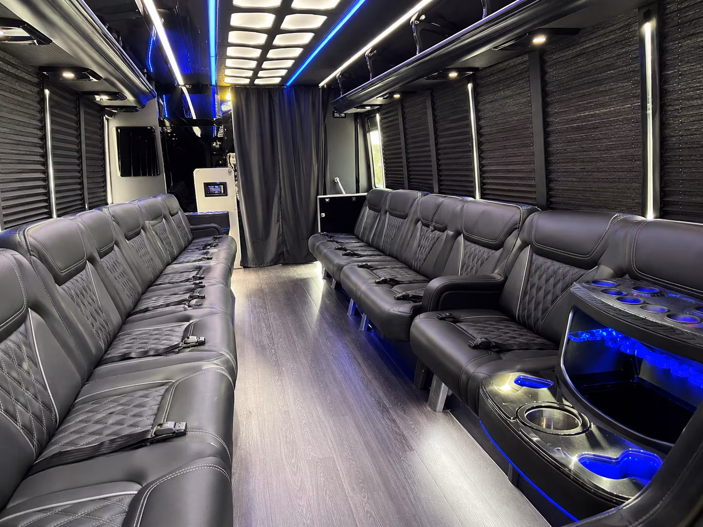 Denver Bachelor & Bachelorette Transportation party bus exterior