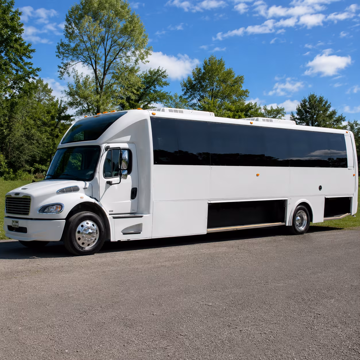Denver Birthday, Sweet 16, & Quinceañera Transportation party bus exterior