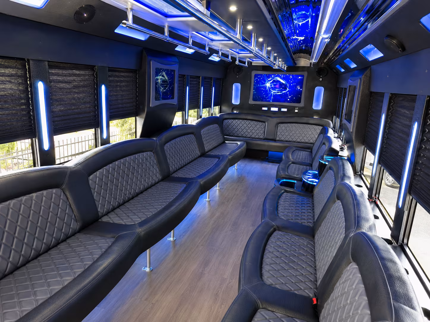 Denver Private Event Transportation party bus exterior