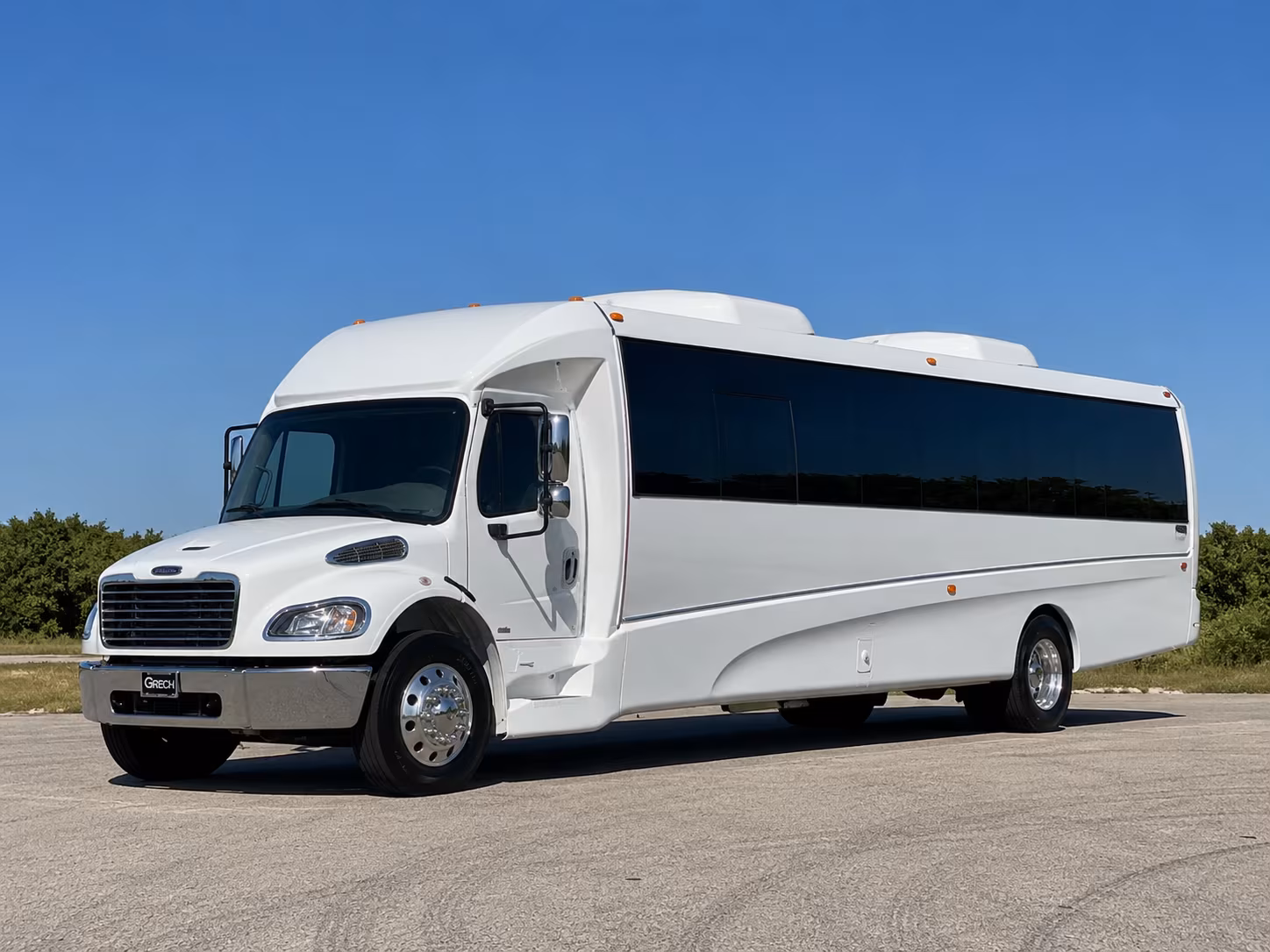 Denver Private Event Transportation party bus exterior