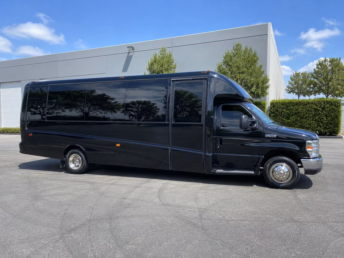 Denver Wedding Transportation party bus exterior