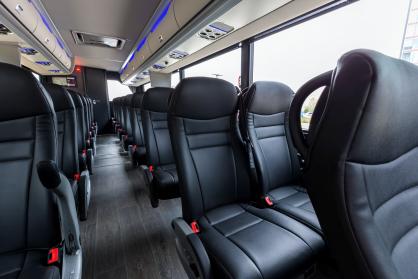 Broomfield 45 Passenger Mini Coach Interior
