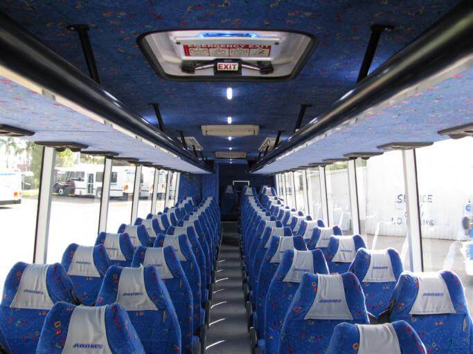 Greeley 56 Passenger Charter Bus Interior