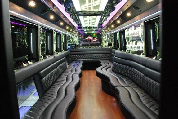 Broomfield 25 Passenger Limo bus Interior