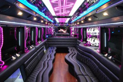 Centennial 50 Passenger Party Bus Interior